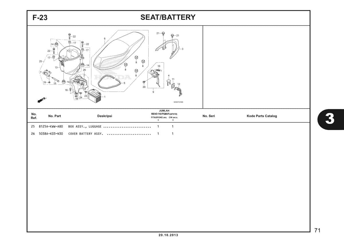  F23 Seat Battery 2