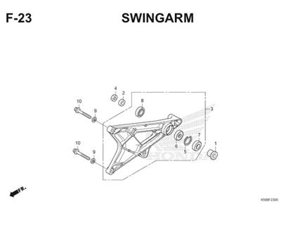 F23 Swingarm Thumb