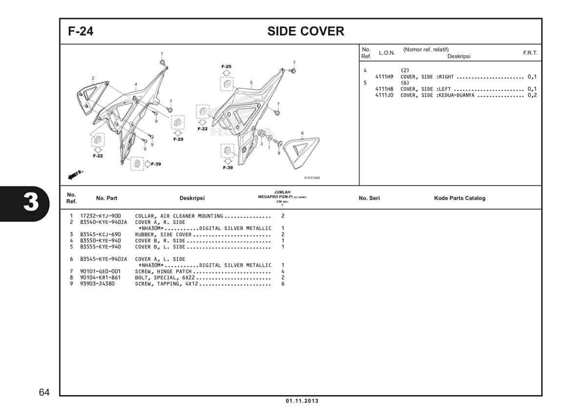  F24 Side Cover