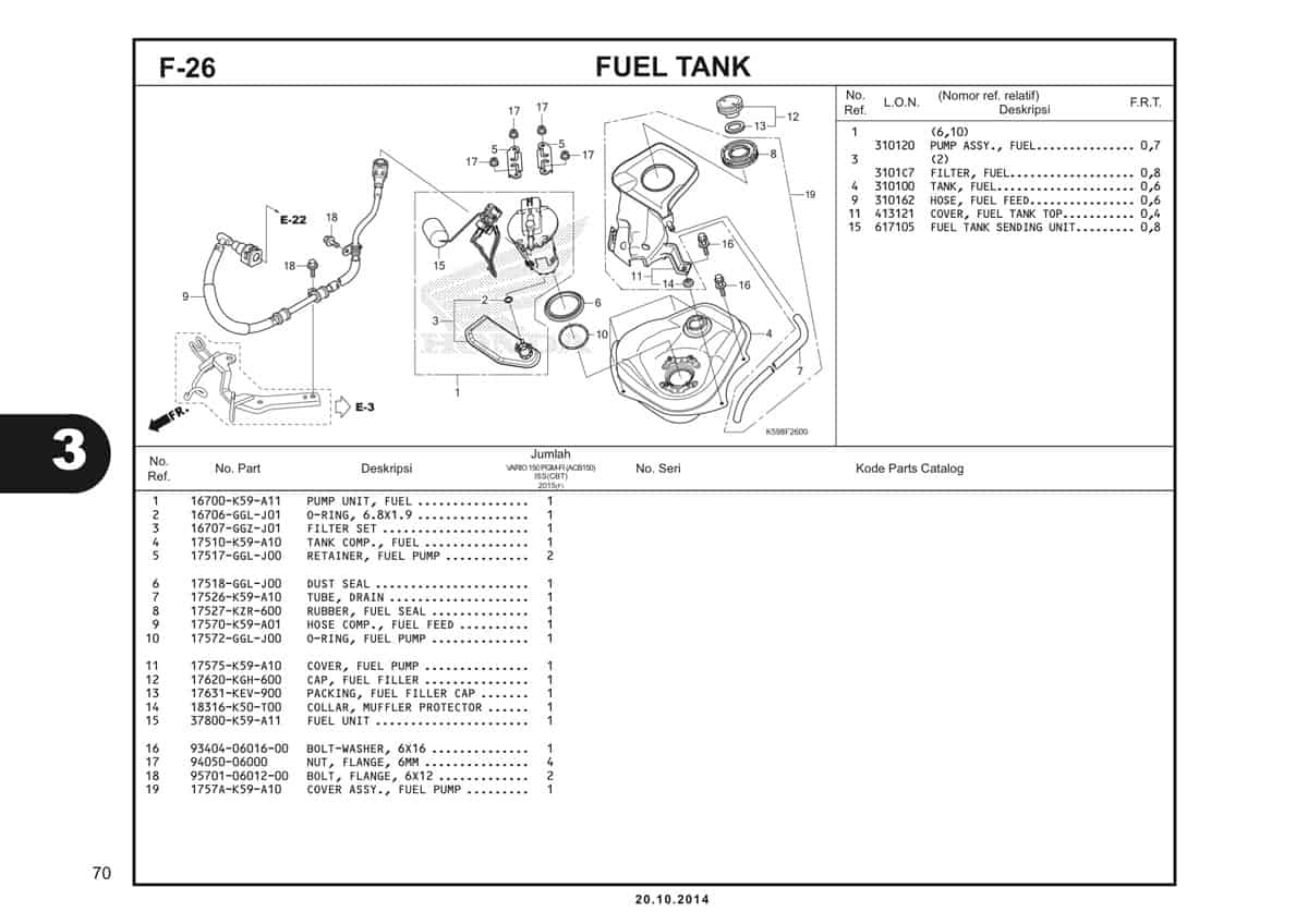  F26 Fuel Tank