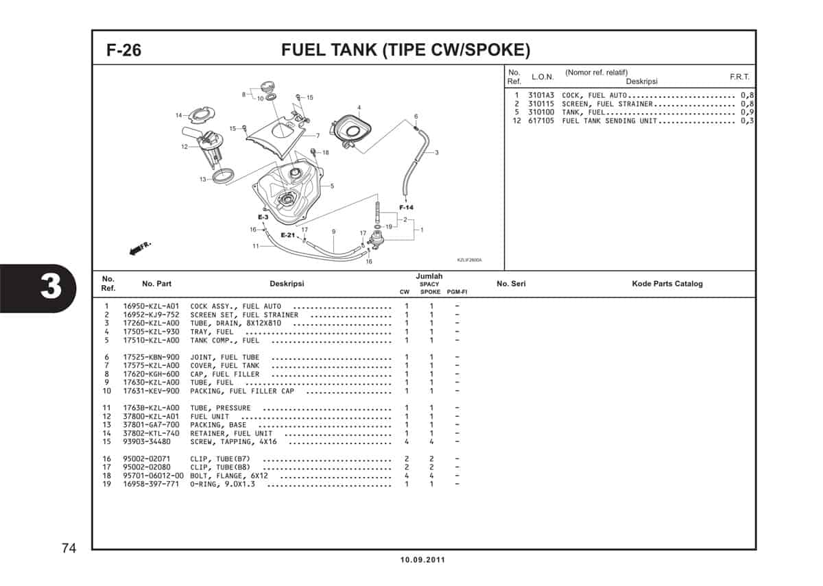  F26 Fuel Tank