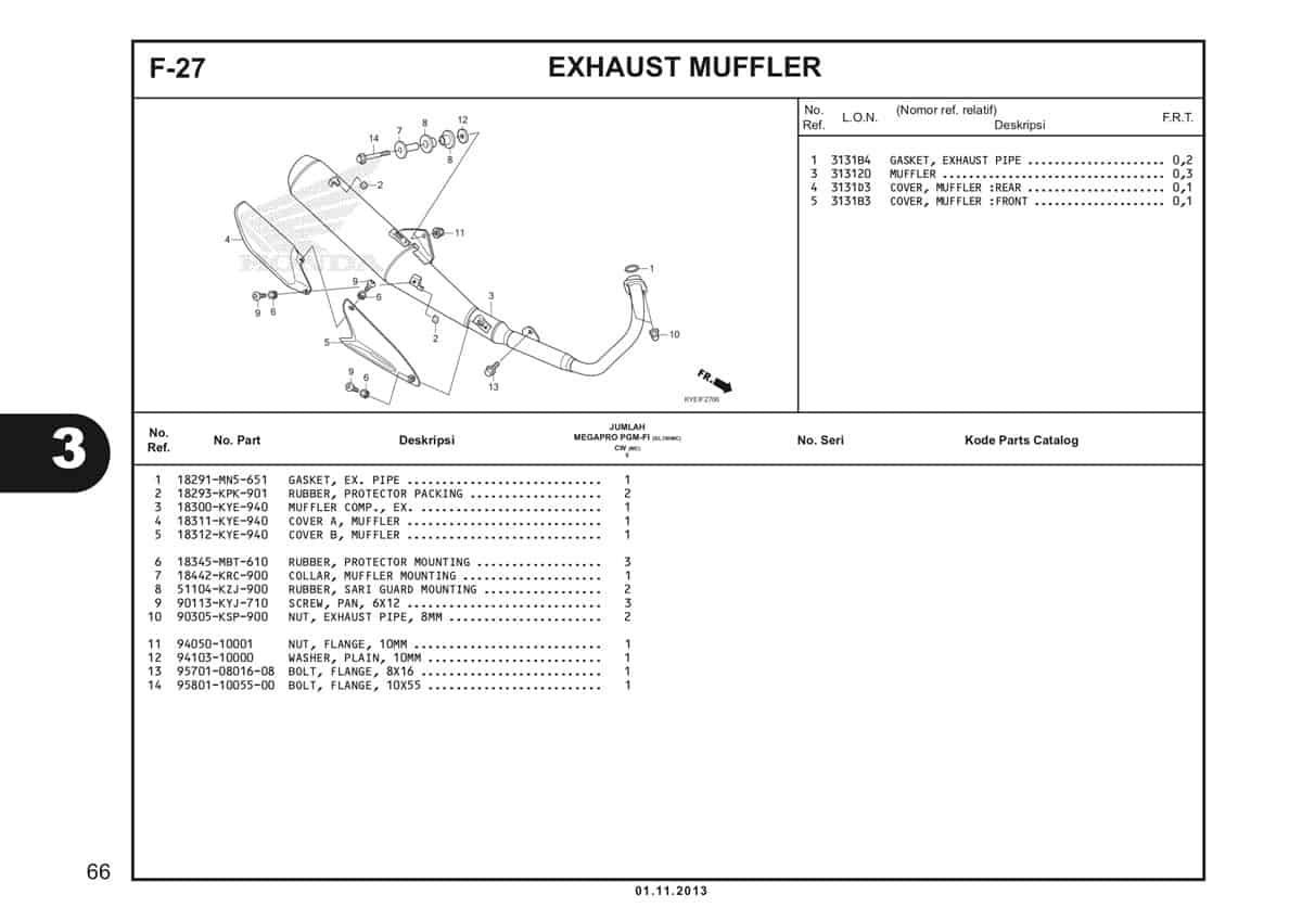  F27 Exhaust Muffler