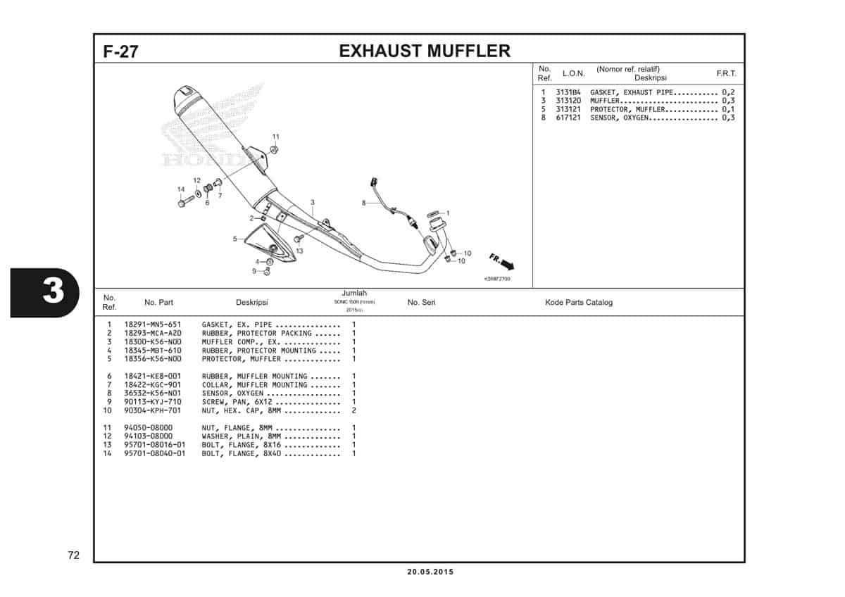  F27 Exhaust Muffler