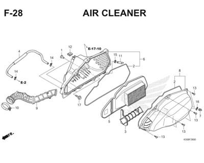 F28 Air Cleaner Thumb