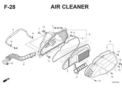 F28 Air Cleaner Thumb