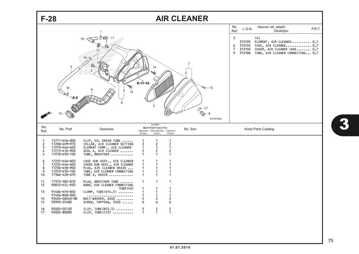  F28 Air Cleaner