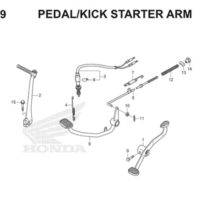F29 Pedal Kick Starter Arm Thumb