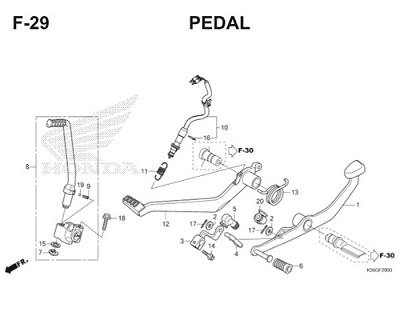 F29 Pedal Thumb