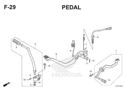 F29 Pedal Thumb