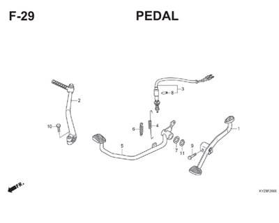 F29 Pedal Thumb