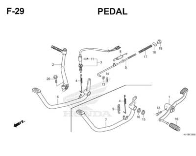 F29 Pedal Thumb