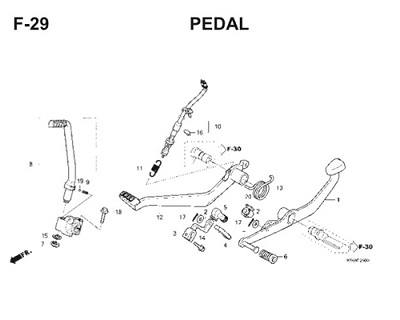 F29 Pedal Thumb