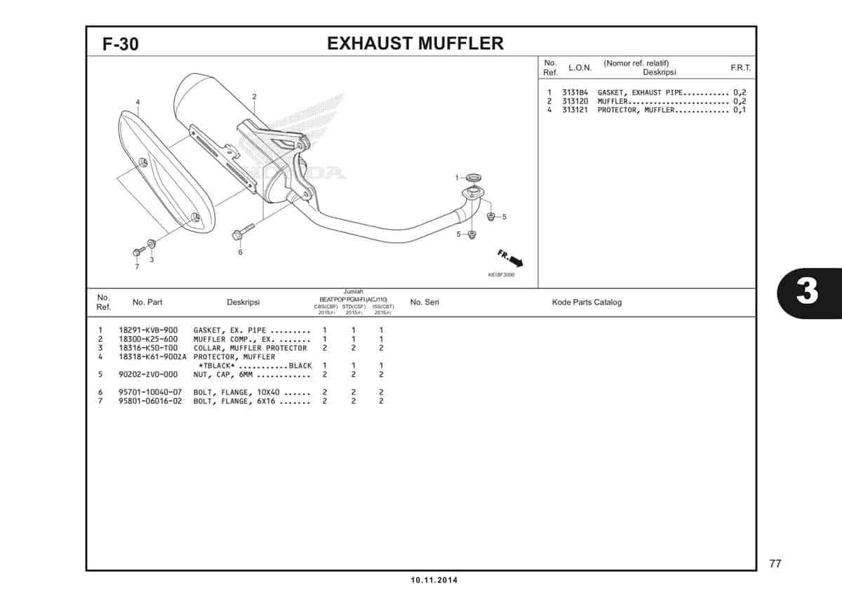  F30 Exhaust Muffler