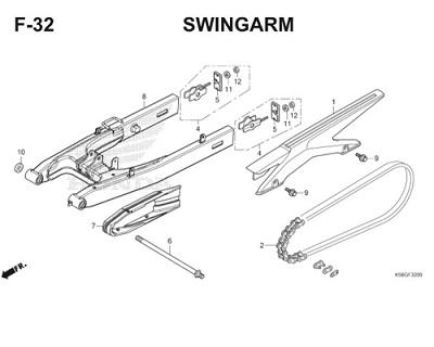 F32 Swingarm Thumb