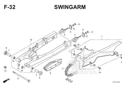 F32 Swingarm Thumb