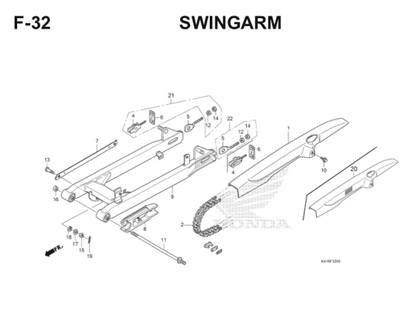 F32 Swingarm Thumb