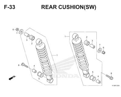 F33 Rear Cushion Thumb