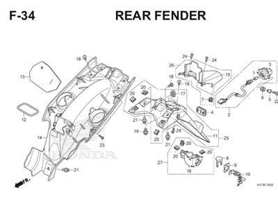 F34 Rear Fender Katalog Blade K47 Thumb