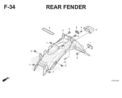 F34 Rear Fender Thumb