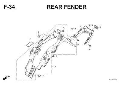 F34 Rear Fender Thumb