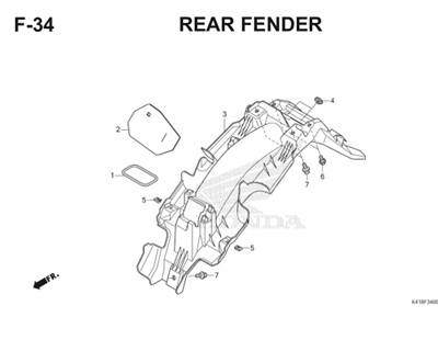 F34 Rear Fender Thumb