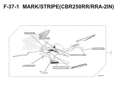 F37 1 Mark Stripe Thumb