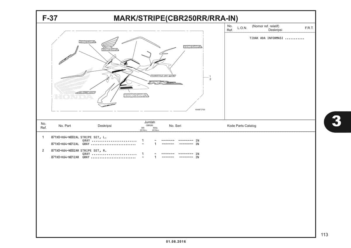  F37 Mark Stripe