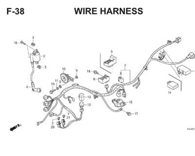 F38 Wire Harness Thumb