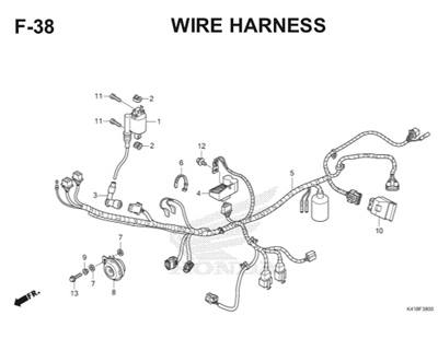 F38 Wire Harness Thumb