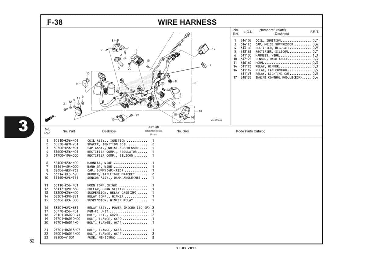  F38 Wire Harness