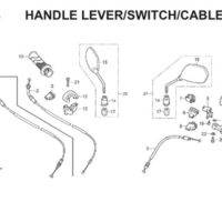 F4 Handle Level Switch Cable Thumb