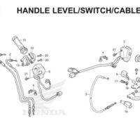 F4 Handle Level Switch Cable Thumb