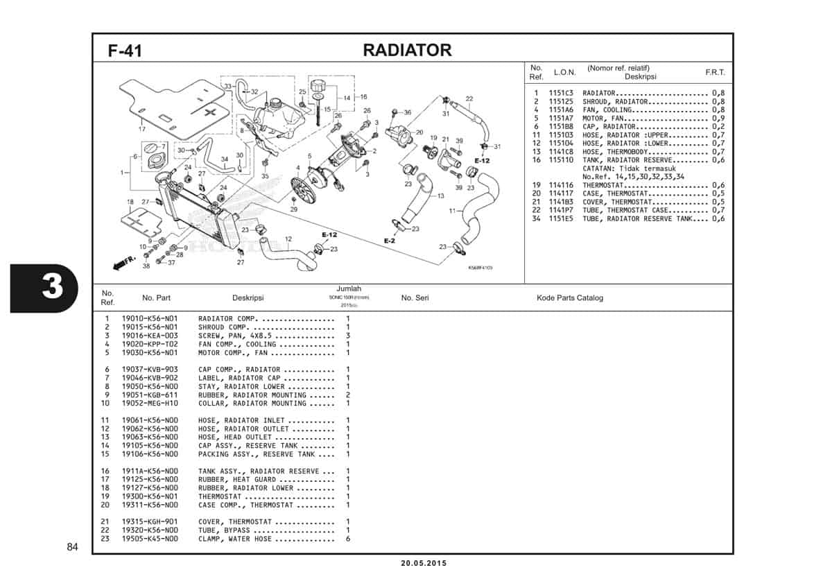  F41 Radiator 