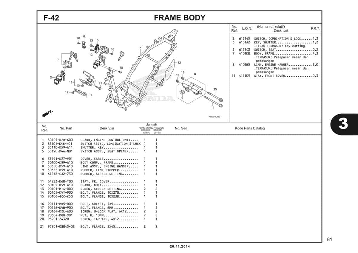  F42 Frame Body