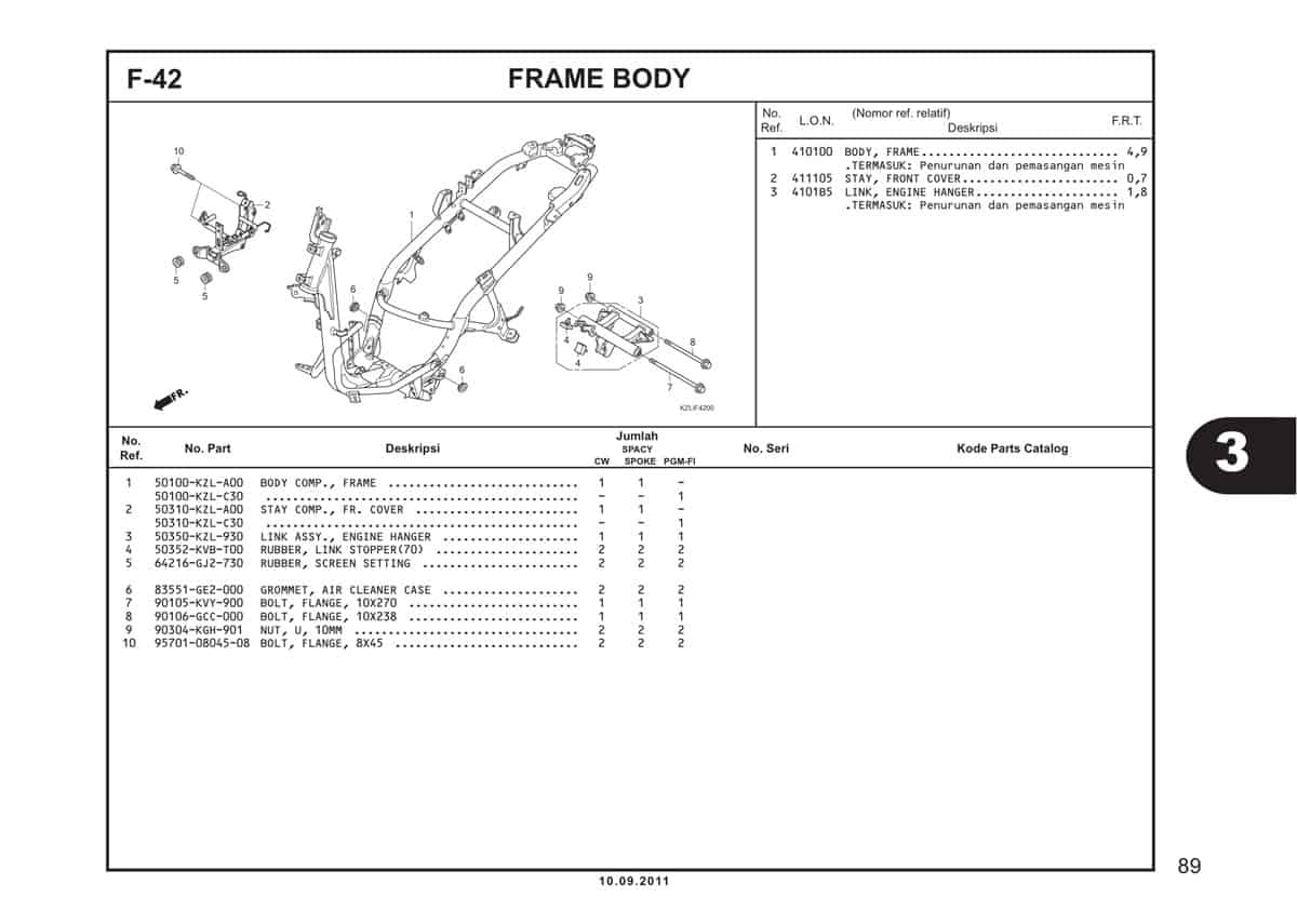  F42 Frame Body