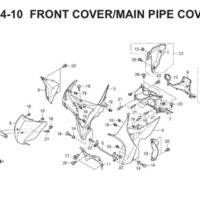 F44 10 Front Cover Main Pipe Cover Thumb