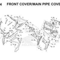 F44 Front Cover Main Pipe Cover Thumb