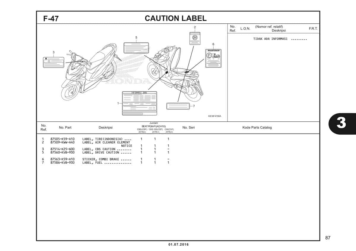  F47 Caution Label.