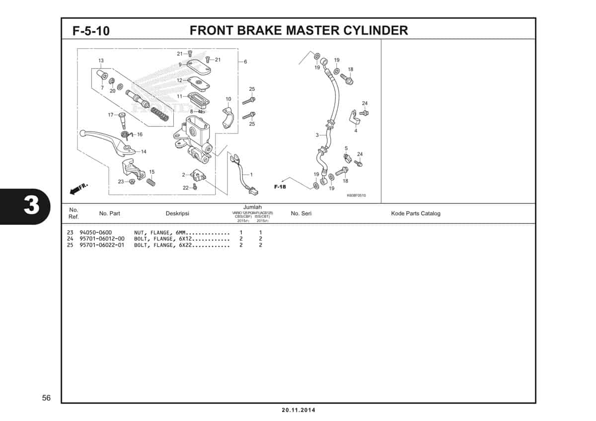  F5 10 Front Brake Master Cylinder 2