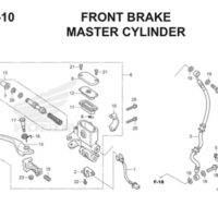F5 10 Front Brake Master Cylinder Thumb
