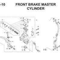 F5 10 Front Brake Master Cylinder Thumb