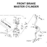 F5 Front Brake Master Cylinder Thumb