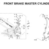 F5 Front Brake Master Cylinder Thumb