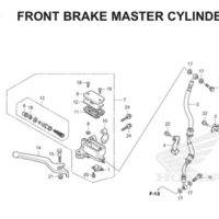 F5 Front Brake Master Cylinder Thumb