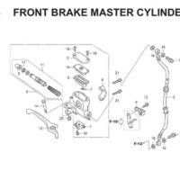 F5 Front Brake Master Cylinder Thumb