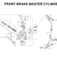 F5 Front Brake Master Cylinder Thumb