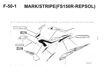 F50 1 Mark Stripe Thumb