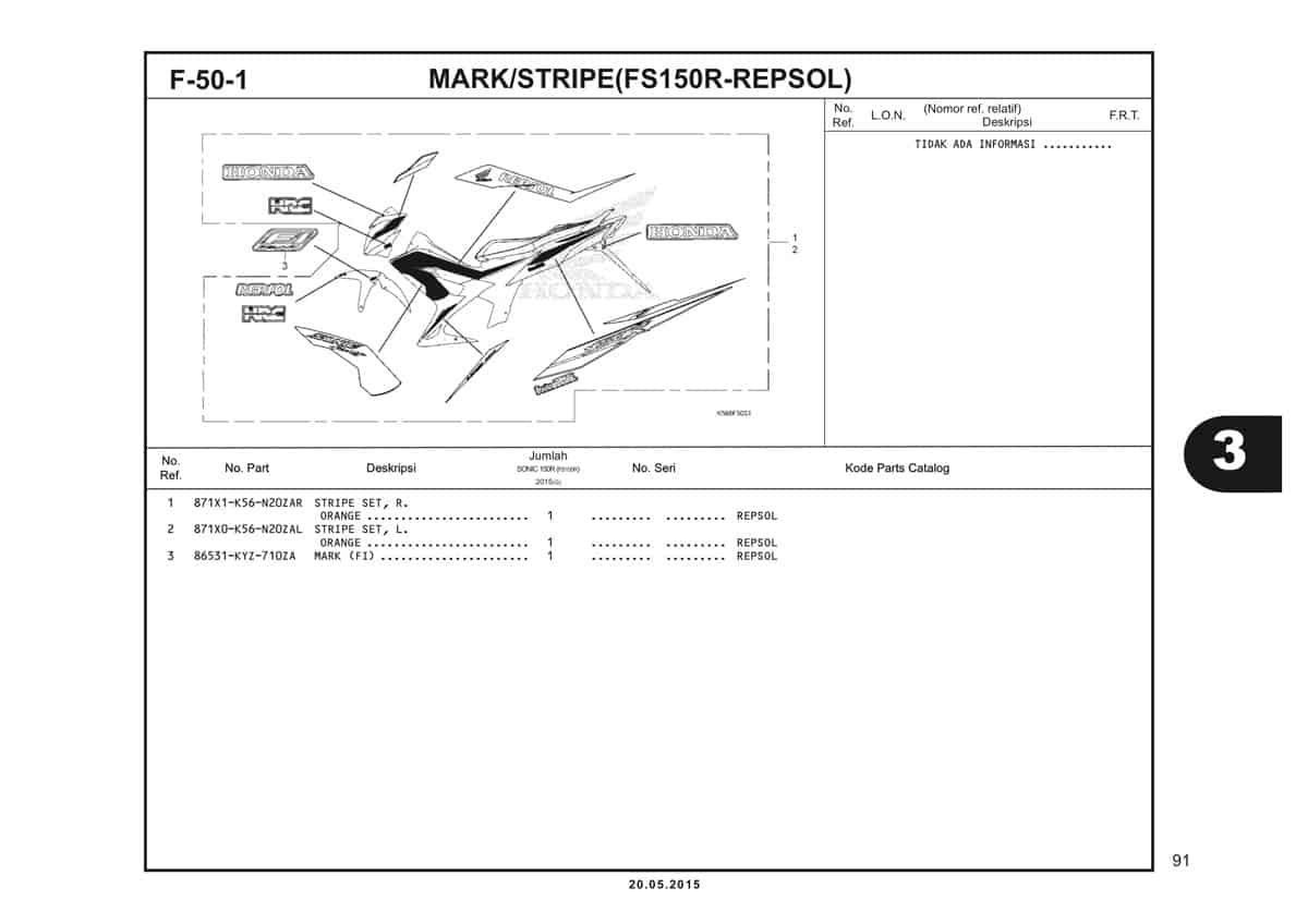  F50 1 Mark Stripe