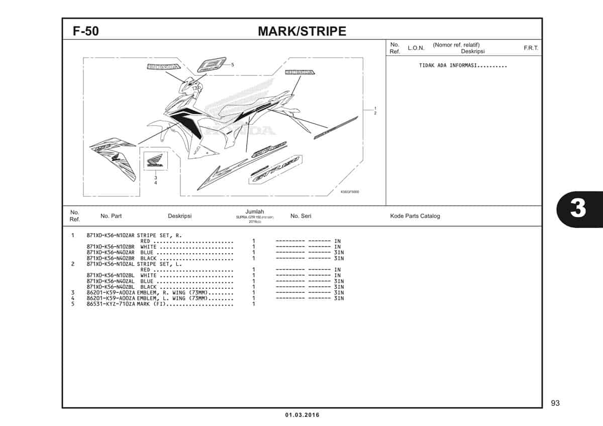  F50 Mark Stripe