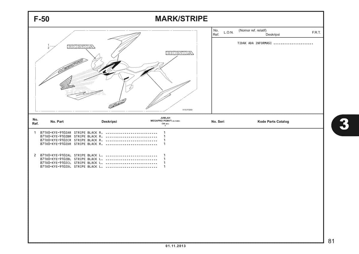  F50 Mark Stripe